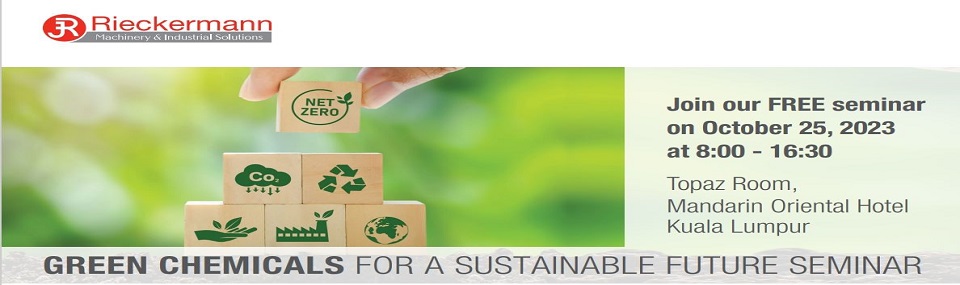 GREEN CHEMICALS FOR A SUSTAINABLE FUTURE