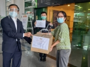 Donation Handing-Over of Face-Shields from Members of MPMA and MPA to PPUM, 12 May 2020